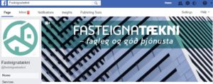 Fésbókarsíða Fasteignatækni komin í loftið